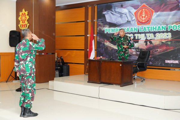 Dankodiklat TNI Buka Latposko LKO PPRC TNI TA. 2023 di Madivif 2 Kostrad