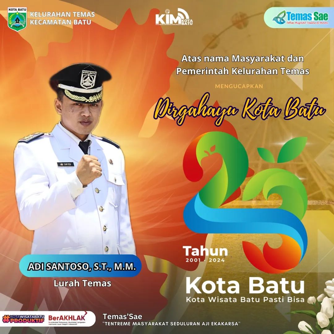 Iklan Ucapan Hari Jadi Kota Batu ke-23