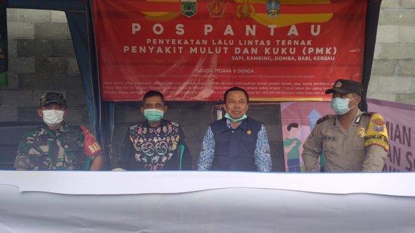 Polres Batu Bersinergi Dirikan Posko dan Pos Pantau, Cegah Penyebaran Wabah PMK
