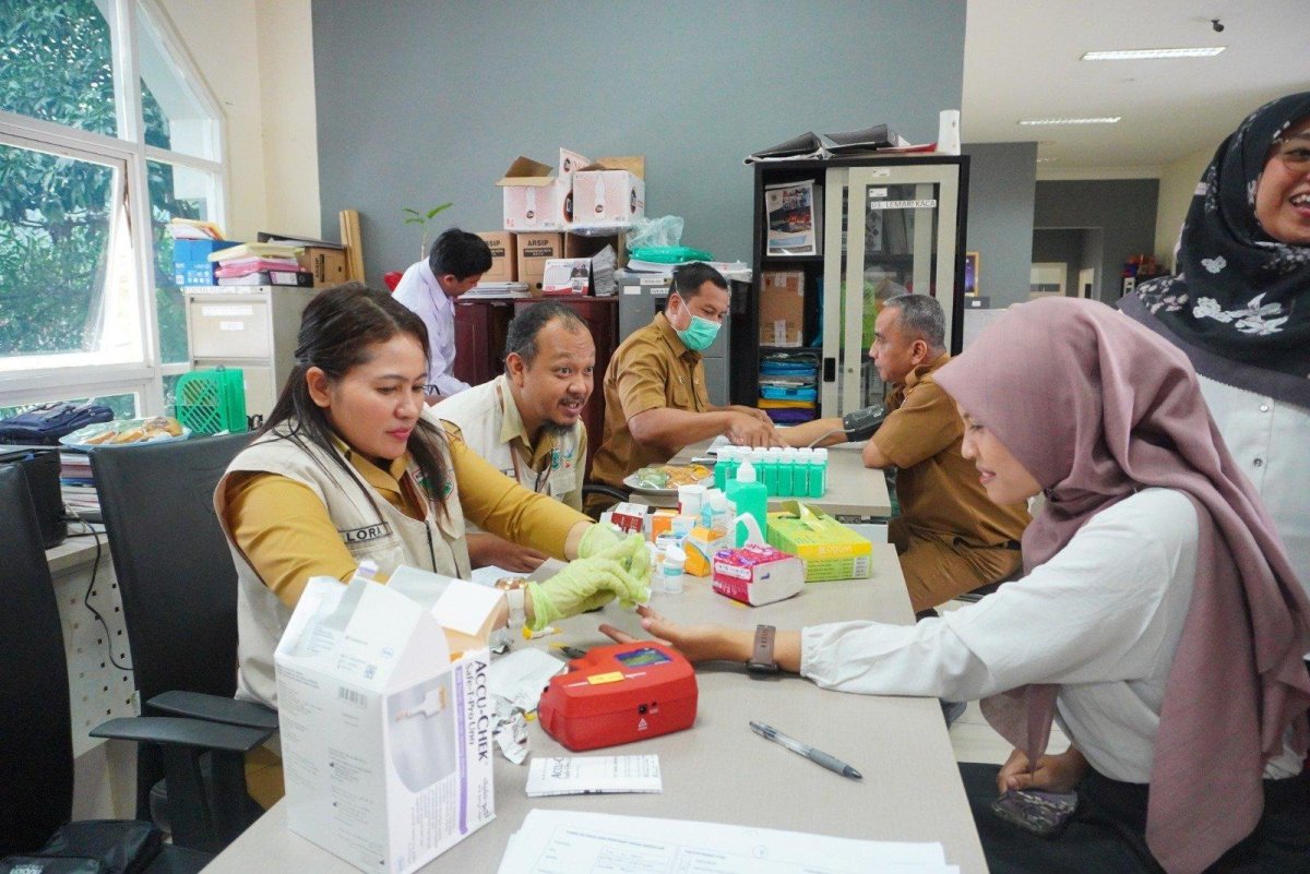 Deteksi Dini Penyakit Tidak Menular, Dinkes Kota Batu Lakukan Screening Kesehatan