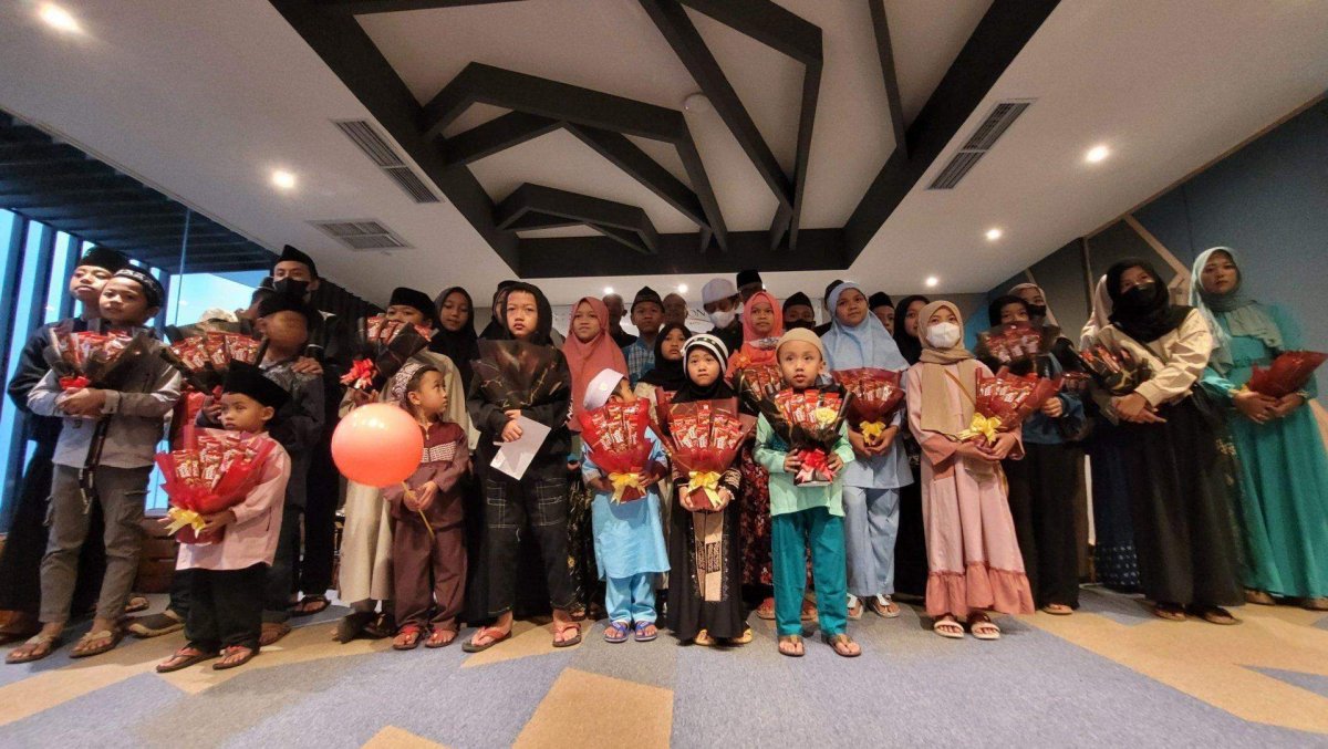 Rayakan 1st Anniversary, Horison Trunojoyo Batu Selain Baksos Juga Santuni Anak Yatim