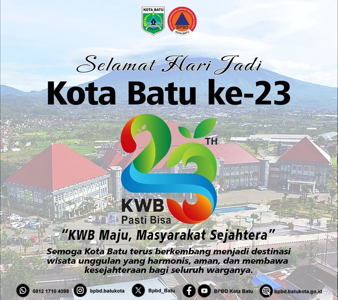 Iklan Ucapan Hari Jadi Kota Batu ke-23