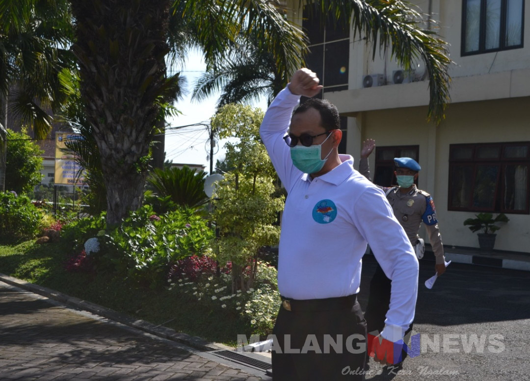 Cegah Covid-19, Kapolres Batu AKBP Harviadhi Ajak Masyarakat Hidup Sehat