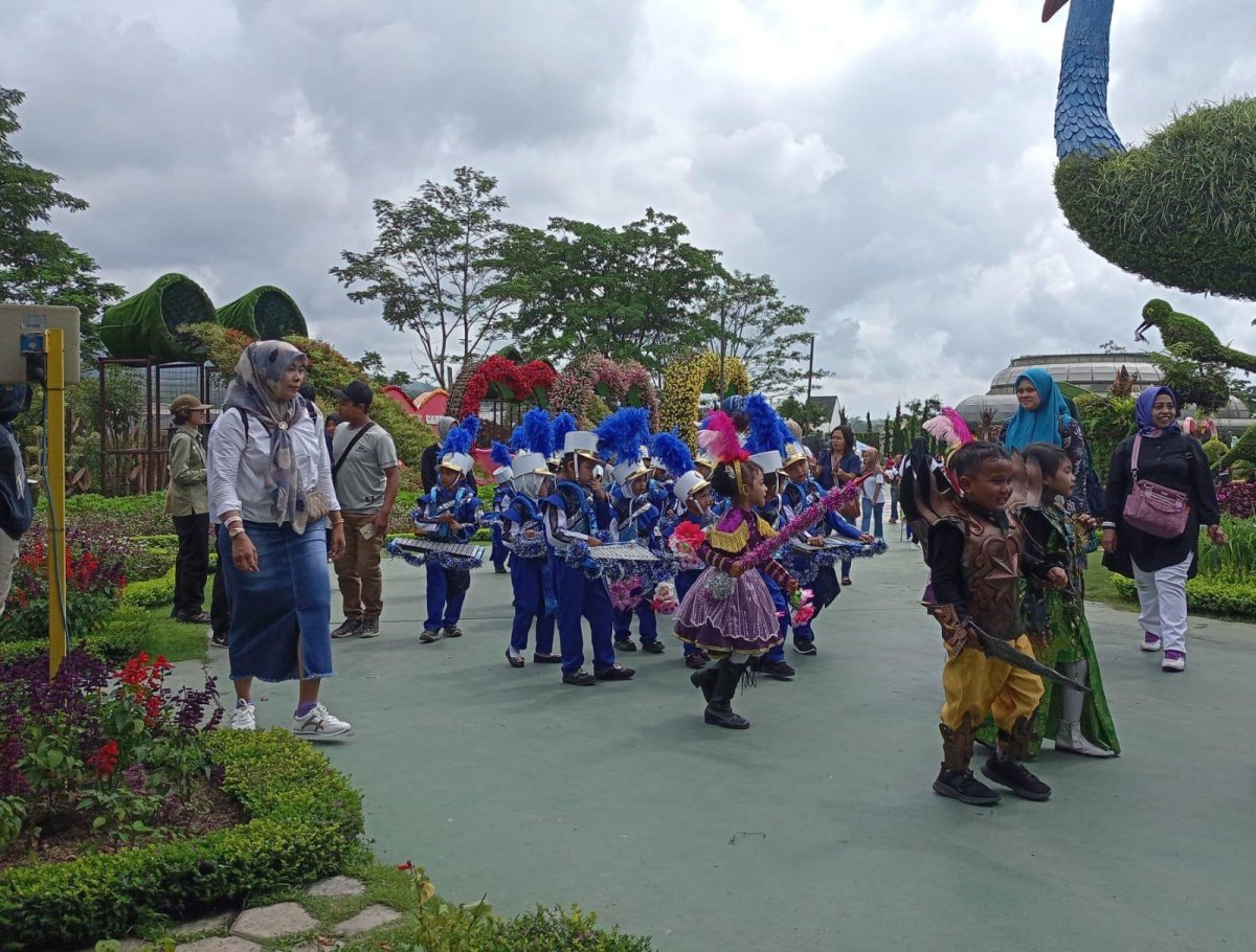 Datangkan Wisatawan, Manajemen Baloga Gelar Lomba Flora Marching Band Tingkat TK dan SD Se-Malangraya