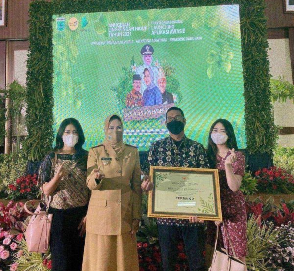 Anugerah Lingkungan Hidup dan Launching Aplikasi Awas E, Hill House Batu Raih Penghargaan