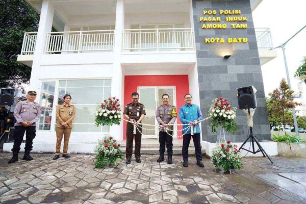 Pj. Wali Kota Batu Aries AP, Resmikan Proyek Strategis Daerah Tahap I Senilai Rp 6,014 Miliar Tahun 2024
