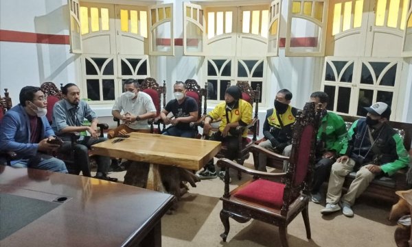 Perjuangkan Bansos untuk Ojol, GEMPAR Temui Dinsos Kabupaten Malang