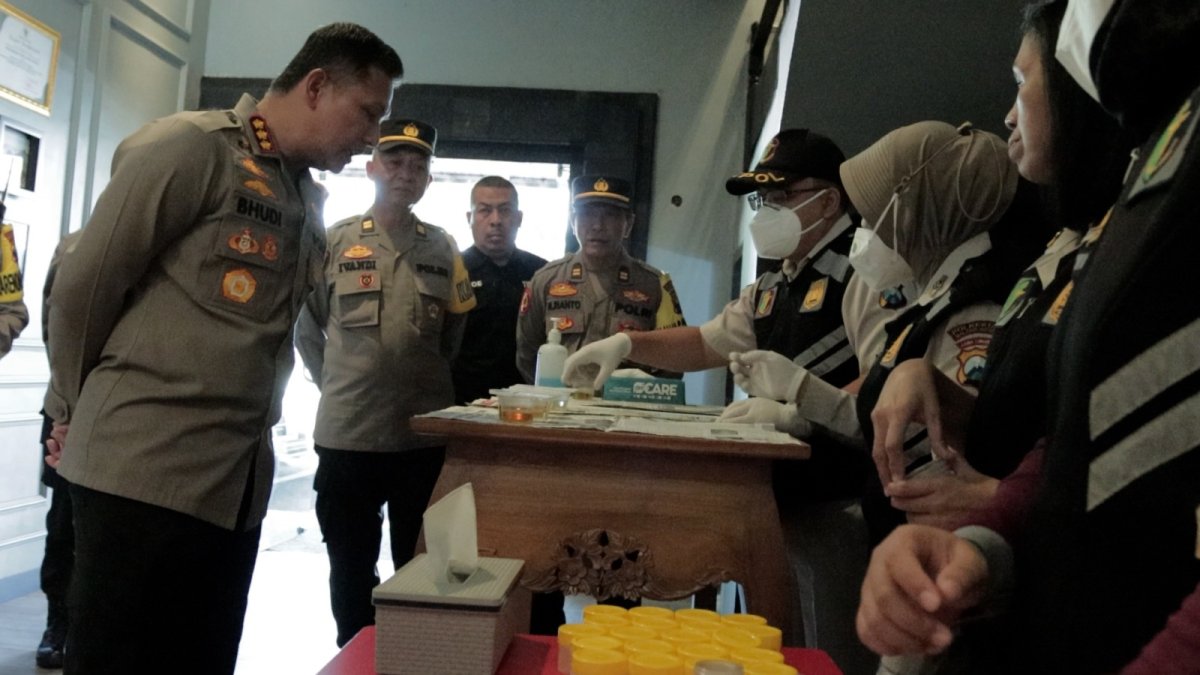 Gelar Tes Urine Mendadak, Kombes Pol. Buher: Komitmen Polri Perang Terhadap Narkoba