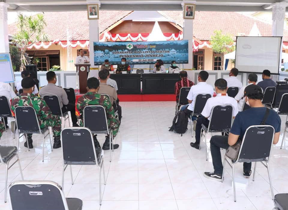 Puskesmas Junrejo Gelar Lokakarya Lintas Sektoral, Camat Sampaikan Hal Ini