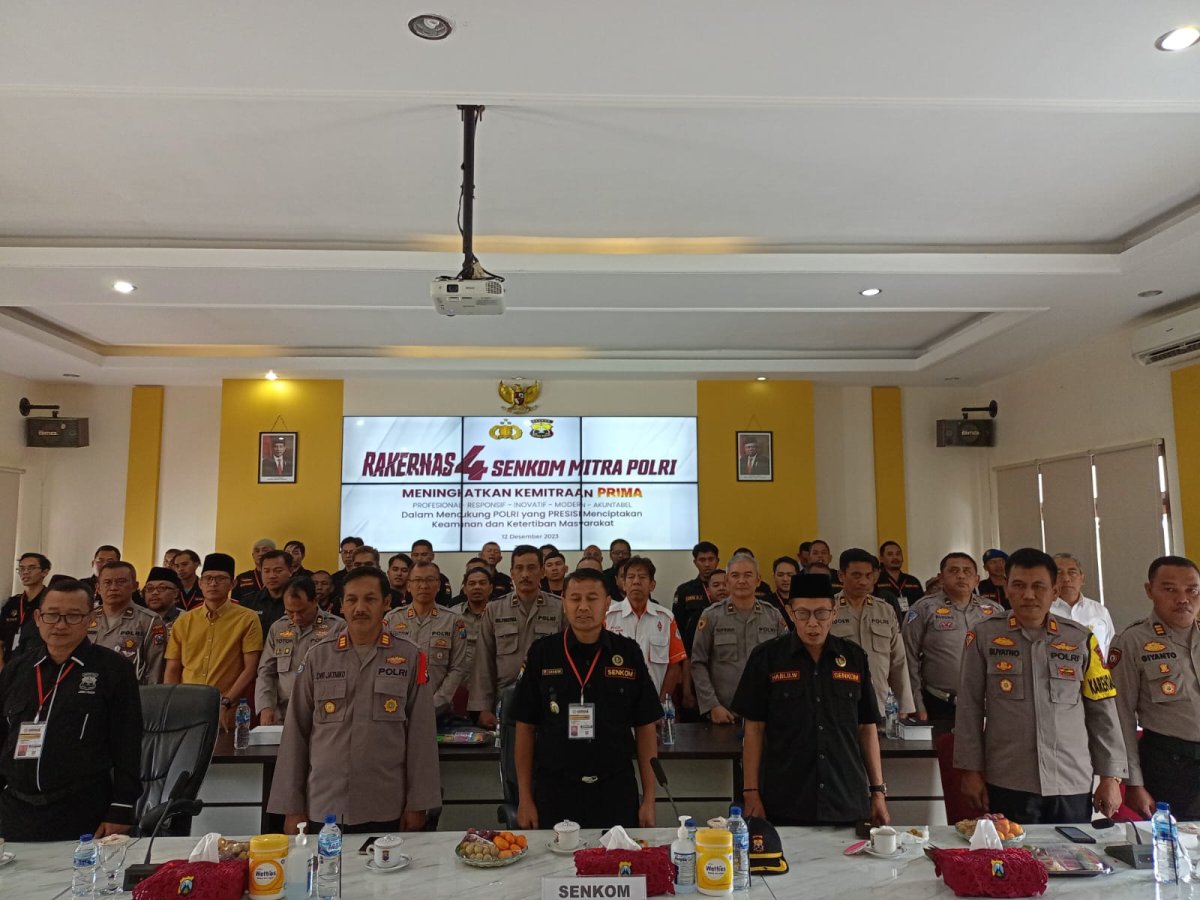 Ciptakan Kamtibmas Jelang Pemilu 2024, Senkom Mitra Polri Gelar Rakernas ke-4 di Rupatama Mapolres Batu