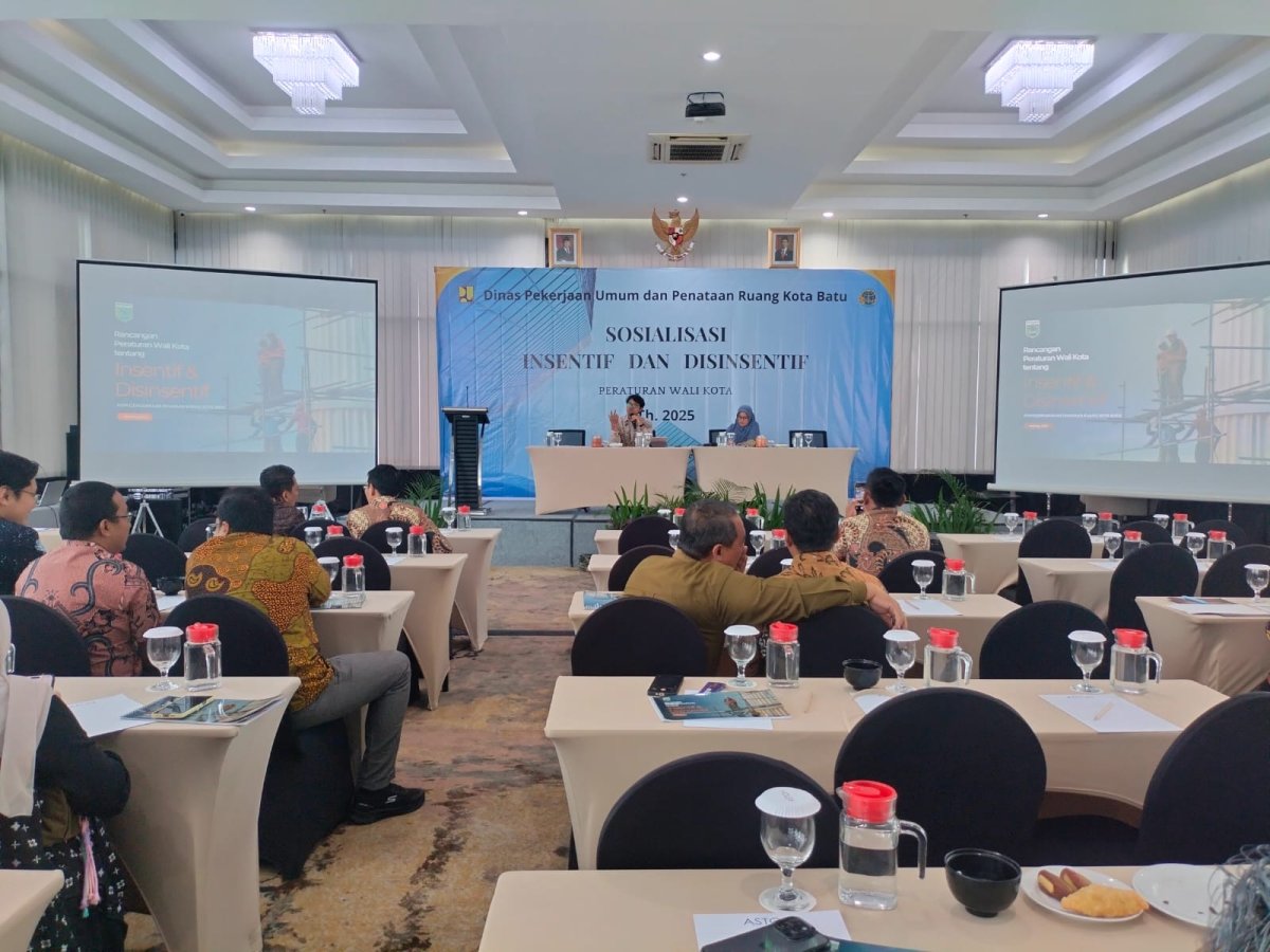 DPUPR Kota Batu Gelar Sosialisasikan Kebijakan Insentif-Disinsentif Tata Ruang, Ciptakan Iklim SAE