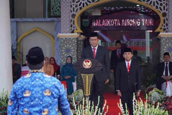 Pemkot Batu Gelar Peringatan Hari Otoda XXVIII, Usung Tema “Otonomi Daerah Berkelanjutan Menuju Ekonomi Hijau dan Lingkungan Sehat”