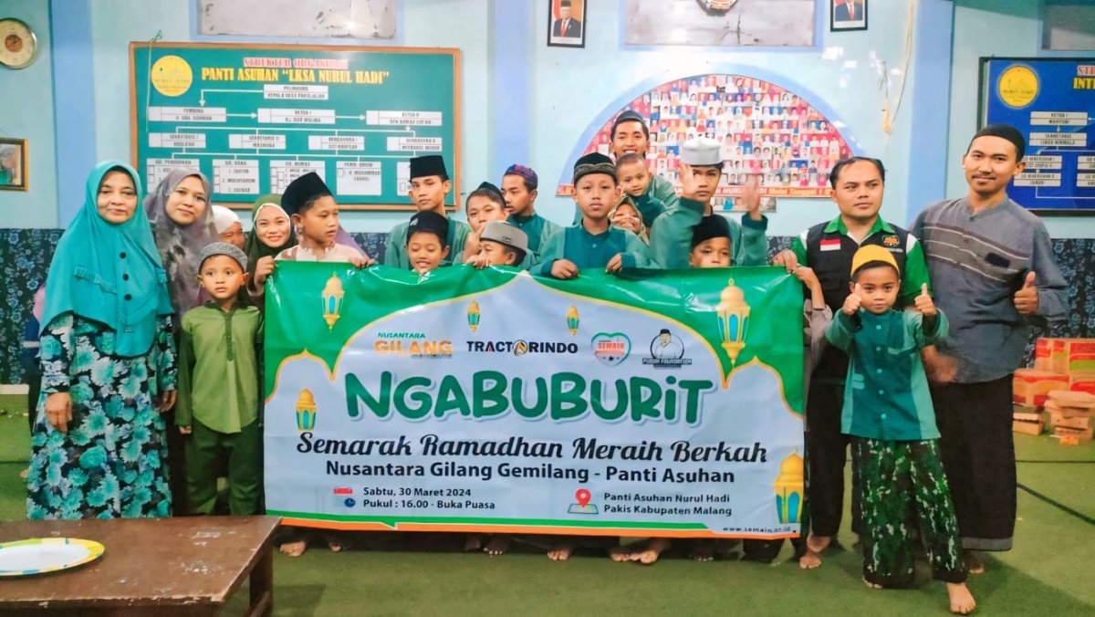 Yayasan Semain Gandeng Puguh Foundation dan NGG Ngabuburit di Panti Asuhan