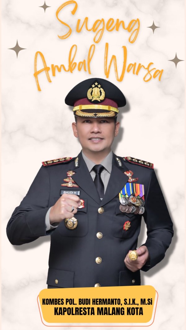 Selamat Ulang Tahun ke-46 Kapolresta Malang Kota Kombes Pol Budi Hermanto