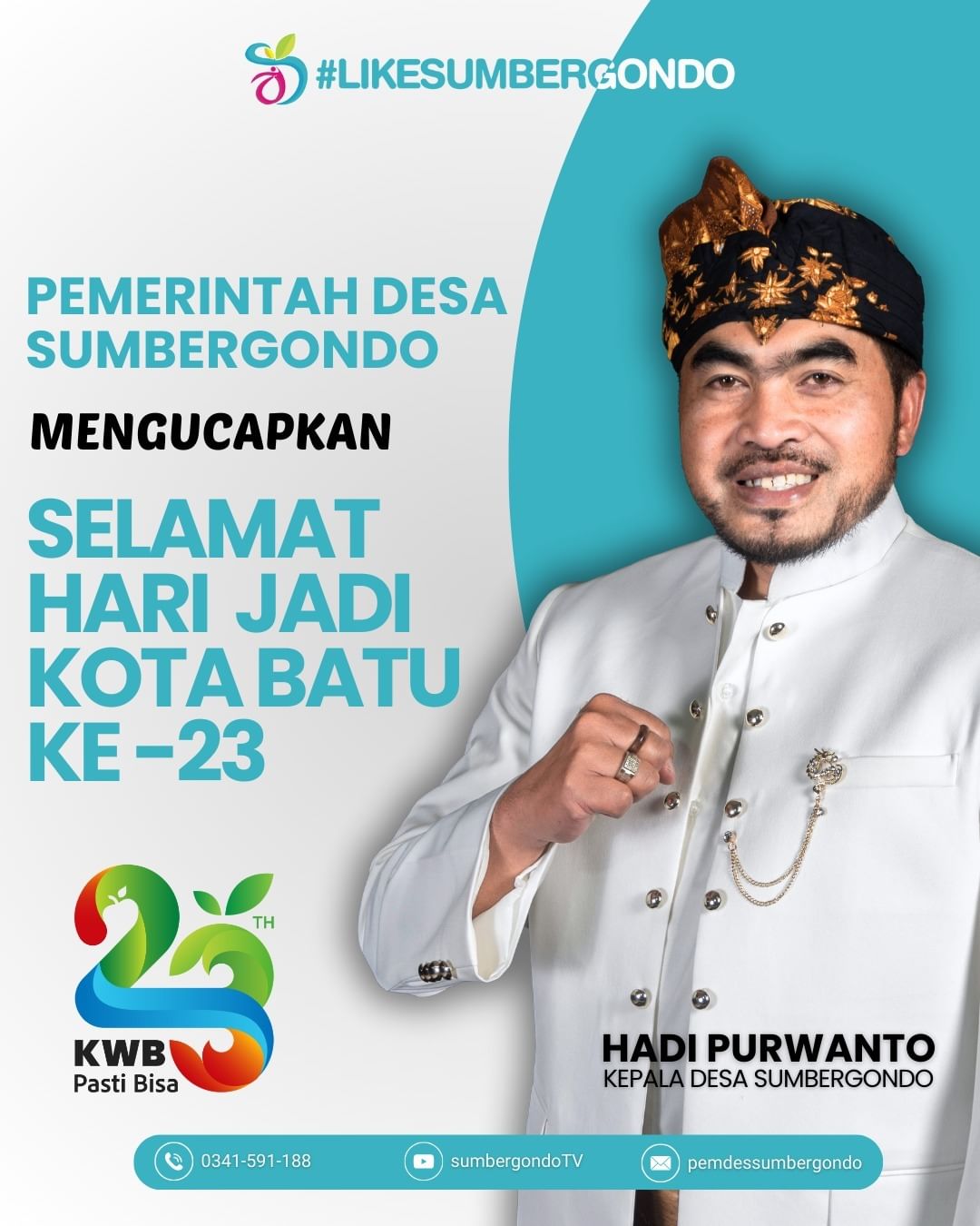 Iklan Ucapan Hari Jadi Kota Batu ke-23