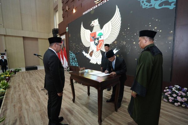 Usai Dilantik Wali Kota Batu, Nurochman, Direktur Perumdam Among Tirto Kota Batu, Achmad Yusuf, Langsung Gas Pol