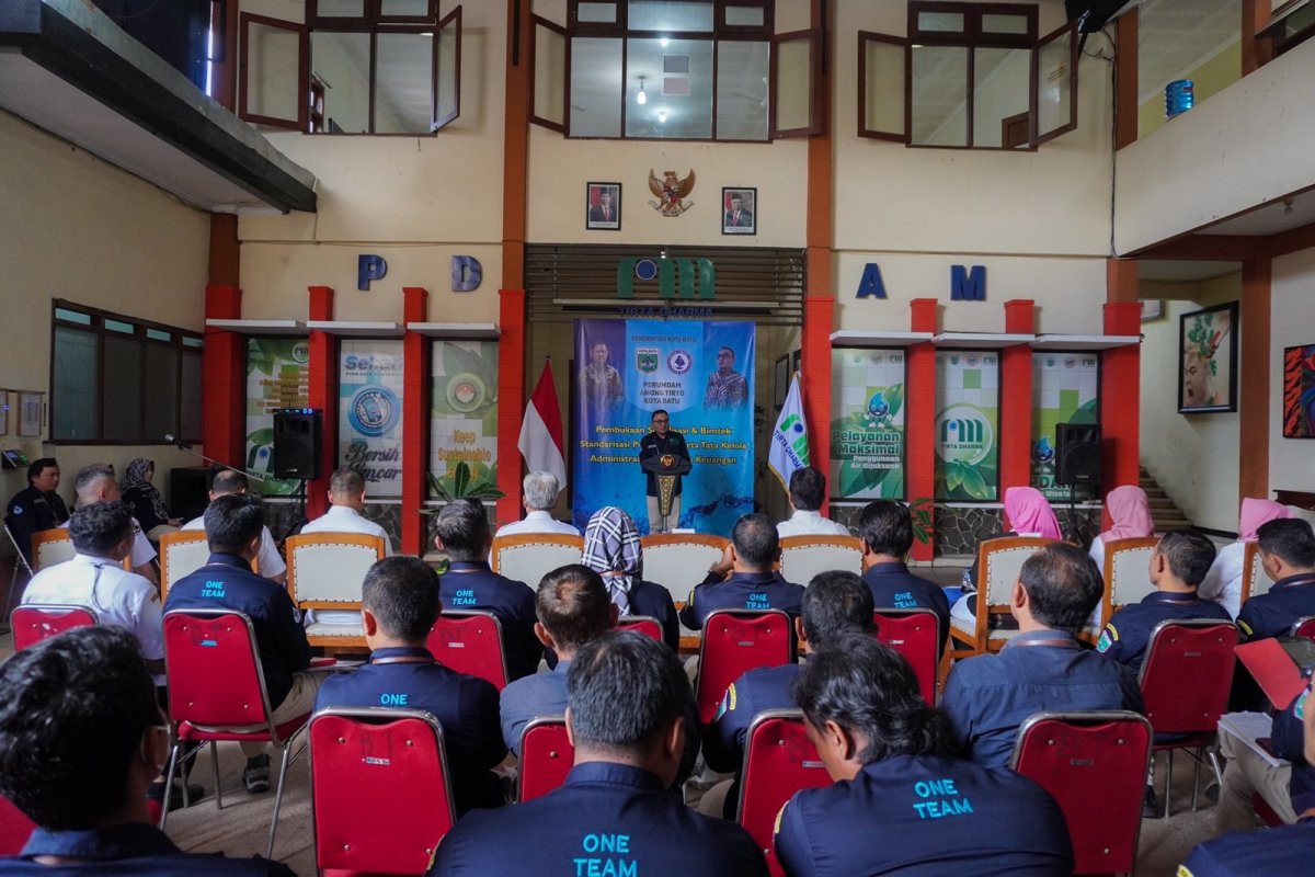 Tingkatkan Pelayanan dan Inovasi, Perumdam Among Tirto Gelar Sosialisasi dan Bimtek