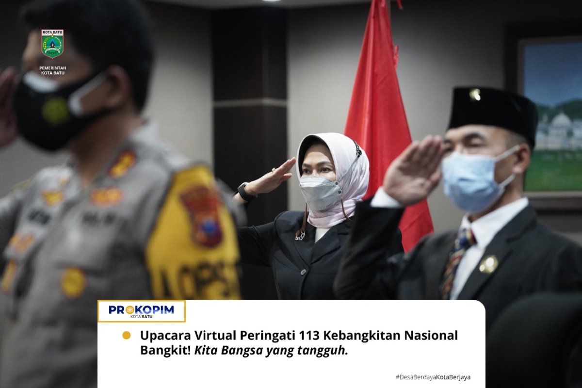 Secara Virtual, Dewanti Ikuti Upacara Peringatan Harkitnas 2021