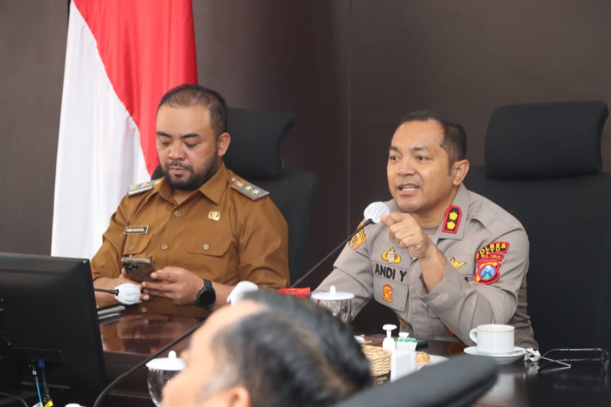 Kapolres Batu, AKBP Andi Gelar Rakor Bahas Aturan Penggunaan Sound Horeg, Bersama Forkopimda