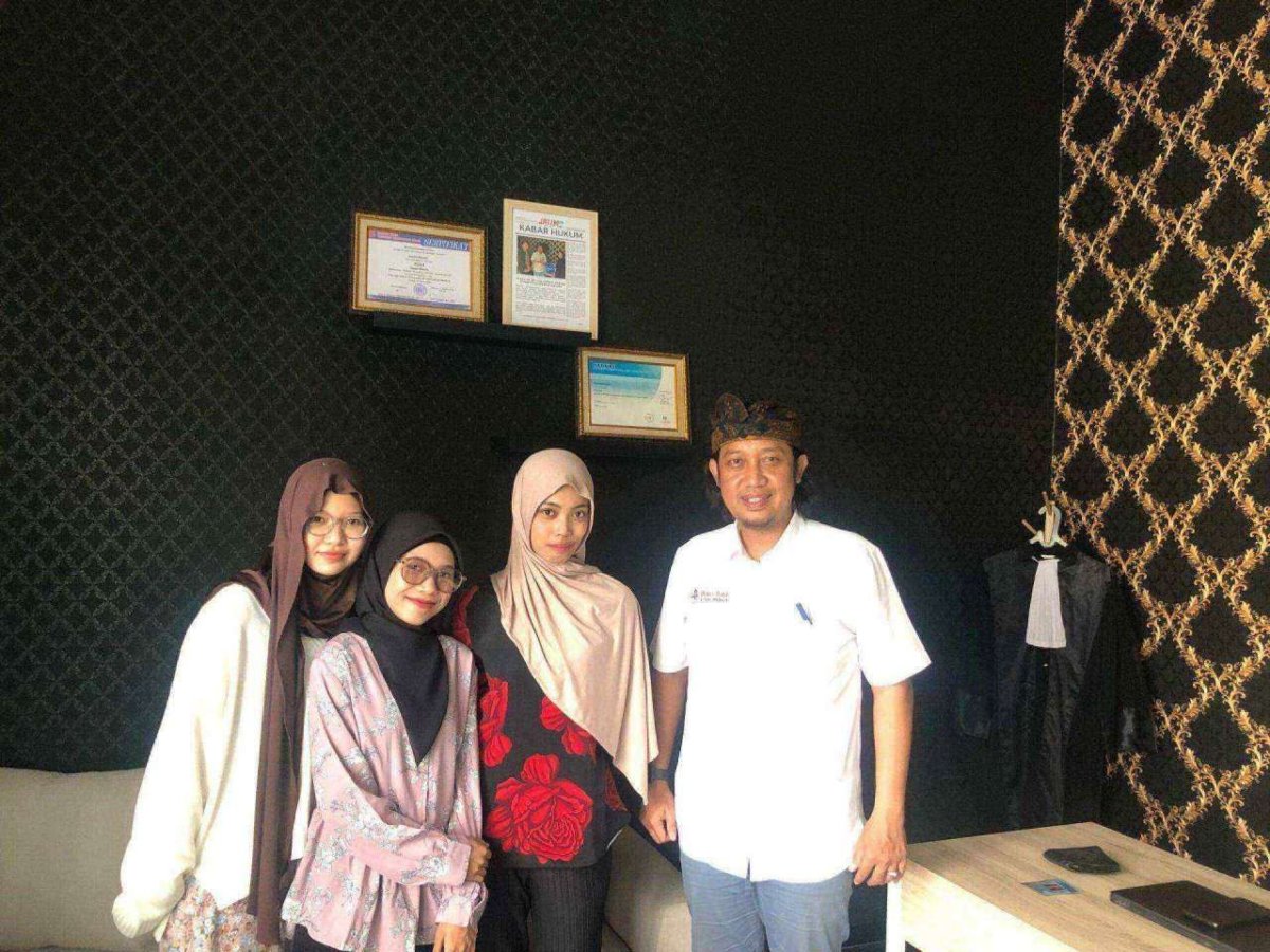 Mahasiswa Fakultas Hukum UMM, Lakukan Penelitian Manajemen Kantor Hukum di Maha Patih Law Office