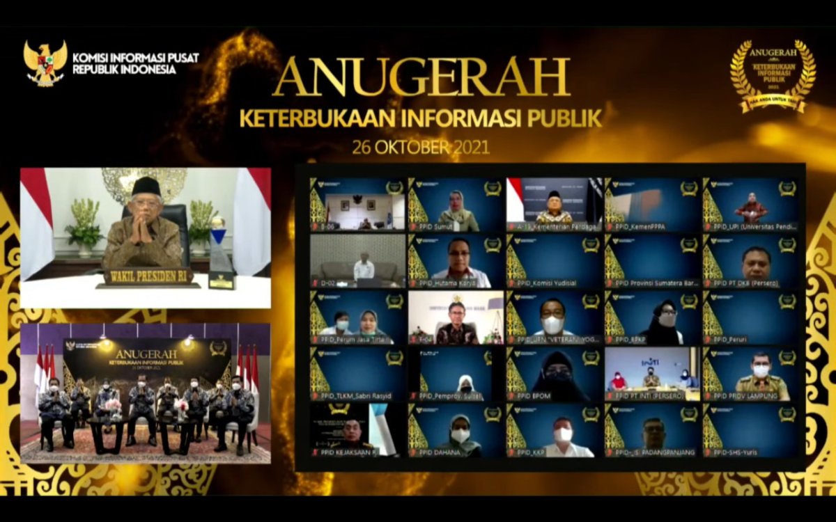 Wujudkan Keterbukaan Informasi Publik, Kemendag RI Raih “Badan Publik Informatif” Tahun 2021