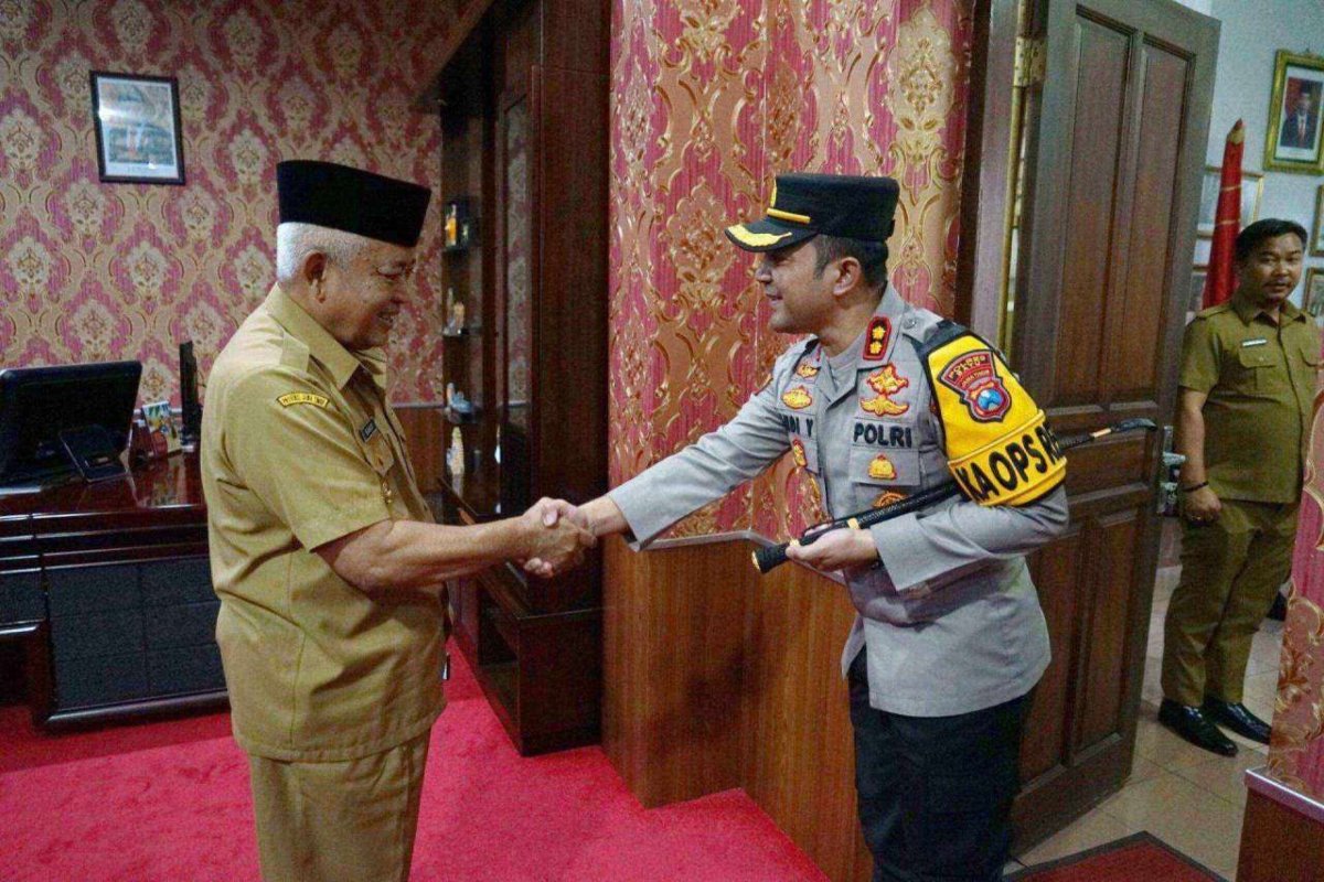 Kapolres Batu AKBP Andi Bersama PJU Kunjungi Pendopo Kabupaten Malang