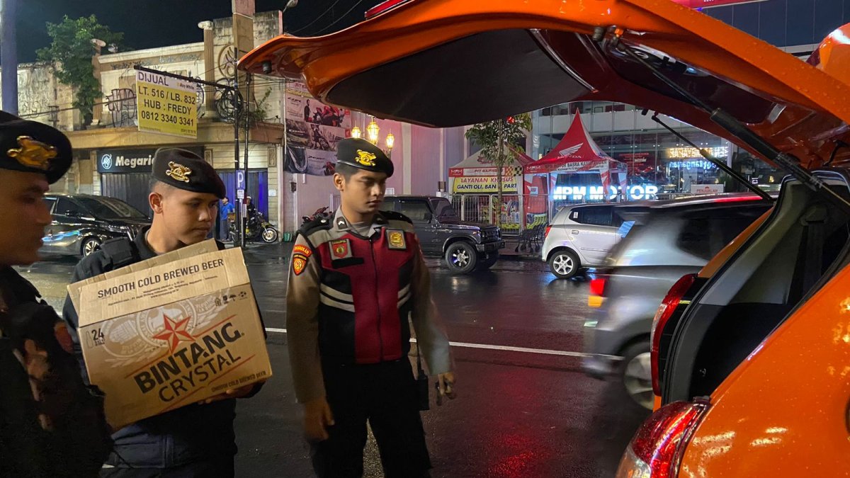 Ciptakan Situasi Kamtibmas Jelang Bulan Ramadhan, Polresta Malang Kota Amankan Miras