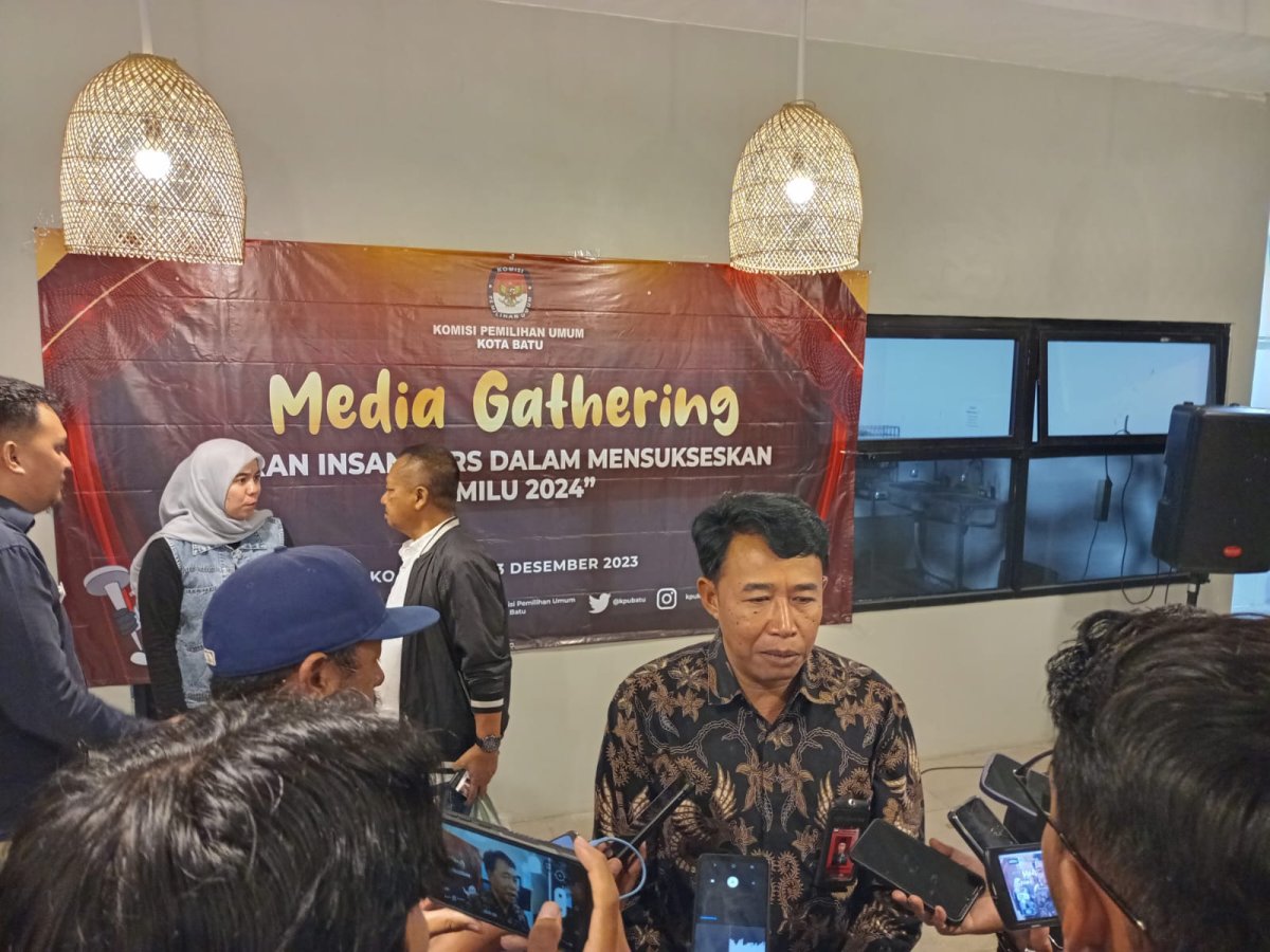 Gelar Media Gathering, KPU Kota Batu Ajak Jurnalis Turut Sukseskan Pemilu 2024
