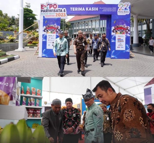 Pj. Wali Kota Batu Dr. Aries Buka Expo Pariwisata dan Ekonomi Kreatif #3, dengan Mengusung Tema The Ethnic Reborn
