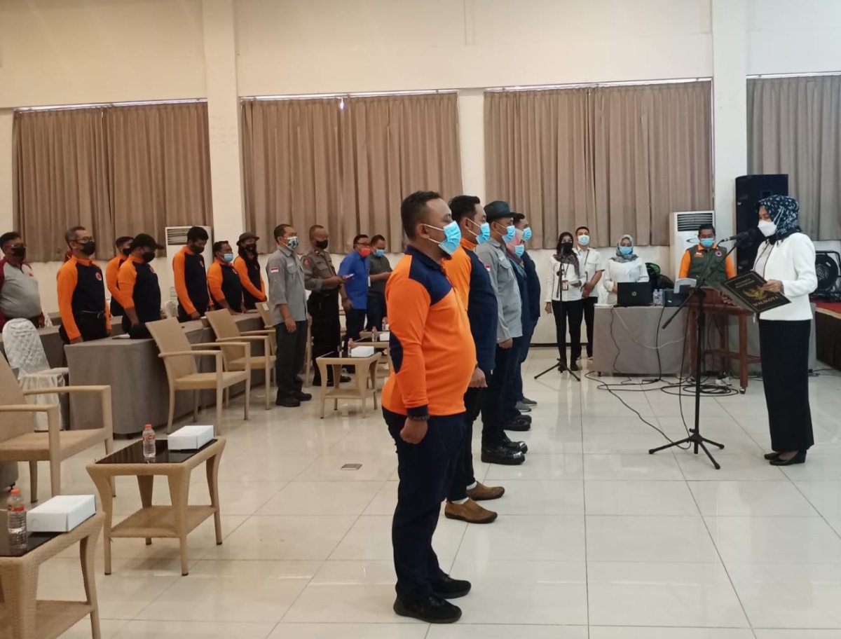 Penguatan Kelembagaan Bencana, Dewanti Kukuhkan FPRB Kota Batu