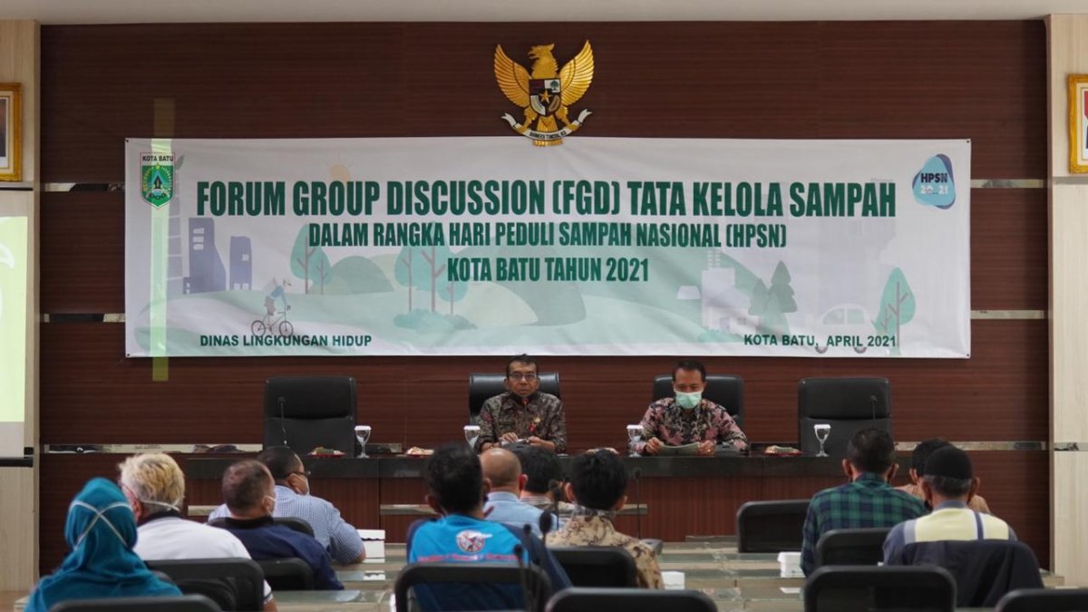 Usung Tema Sampah Sebagai Bahan Ekonomi di Masa Pandemi, DLH Pemkot Batu Gelar FGD