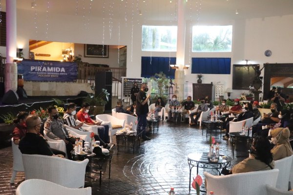 ‘Piramida’ Ngopi Bareng, Wujud Sinergitas Wartawan dengan Polres Batu