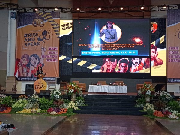Sosialisasi Rise and Speak, Bareskrim Mabes Polri, Brigjen Pol. Dr. Nurul Azizah Ajak Masyarakat Lawan Kekerasan dan Tak Takut Bersuara