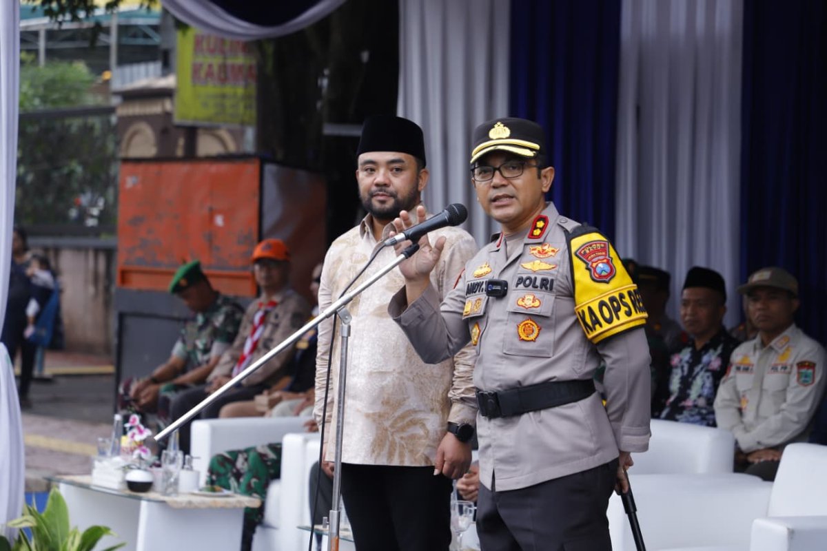 Siap Amankan Nataru, Polres Batu Gelar Pasukan Operasi Lilin Semeru 2025