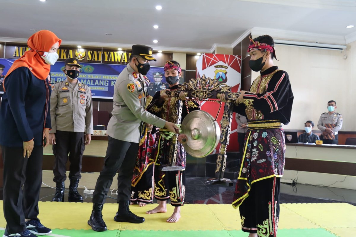 AKBP Buher, Buka Kejuaraan Pencak Silat Remaja Kapolresta Malang Kota Cup 2021