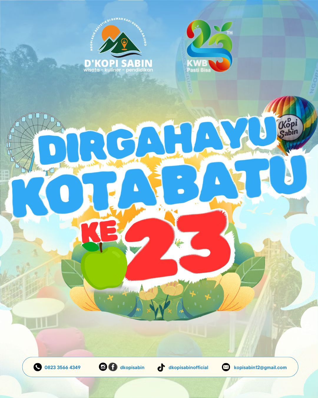 Iklan Ucapan Hari Jadi Kota Batu ke-23