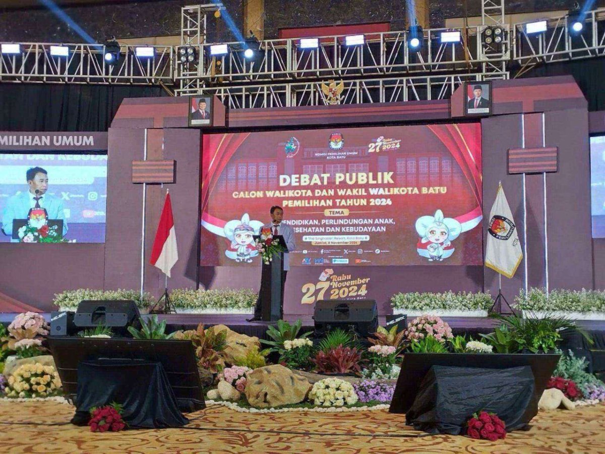 KPU Kota Batu Gelar Debat Publik kedua Usung Tema Pendidikan, Kesehatan, Perlindungan Anak dan Kebudayaan