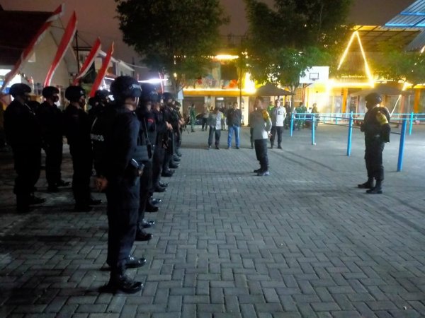Jelang Pilkades, Polres Batu Gelar Patroli Gabungan Cipkon