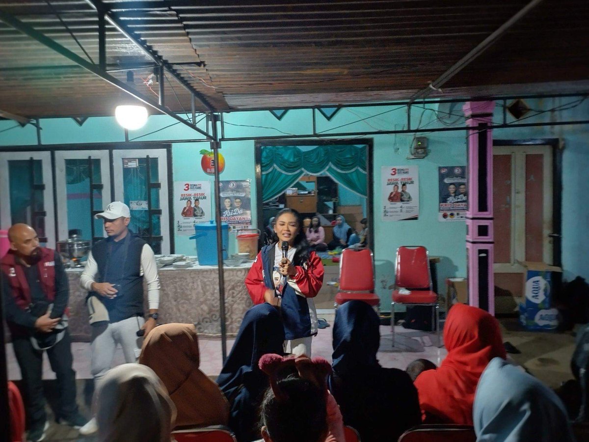 Kampanye di Desa Sumbergondo, Paslon KriDa Banjir Dukungan Masyarakat, Paparkan Visi dan Misi