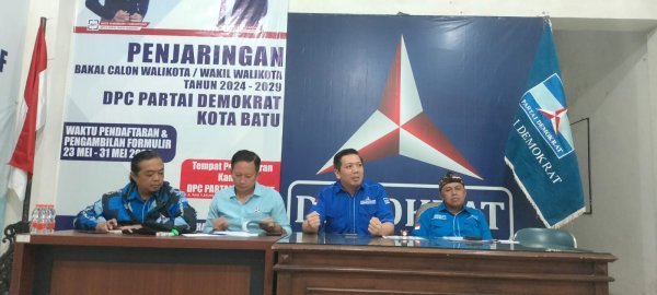 DPC Partai Demokrat Kota Batu Buka Pendaftaran Bacakada 2024-2029, Hendra Angga Sonata: Jadikan Kota Batu Go Internasional