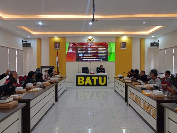 Polres Batu Gelar Sosialisasi Pelaksanaan dan Pentahapan Pilkada Kota Batu Tahun 2024