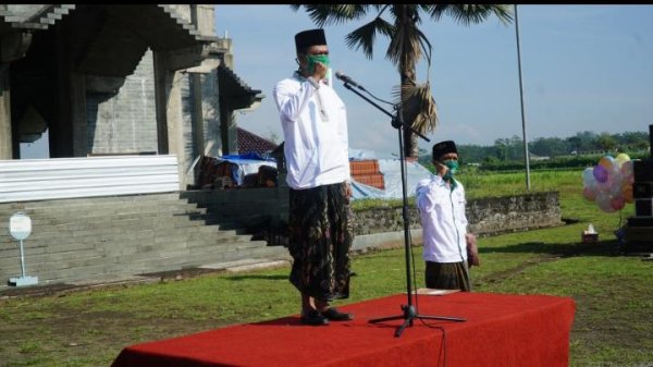 Peringatan HSN Berlangsung Khusyu, Ini Pesan MWC NU Turen