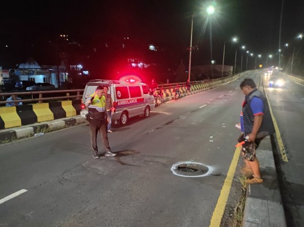 Minimalisir Korban Jelang Lebaran, Komunitas ARELA Tandai Jalan Berlubang dengan Pilox