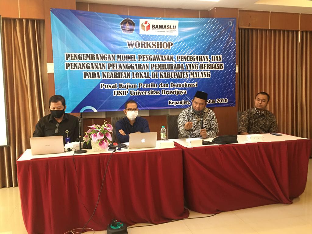 PKPD Fisip UB dan Bawaslu, Gelar Workshop Antisipasi Pelanggaran Pilbup