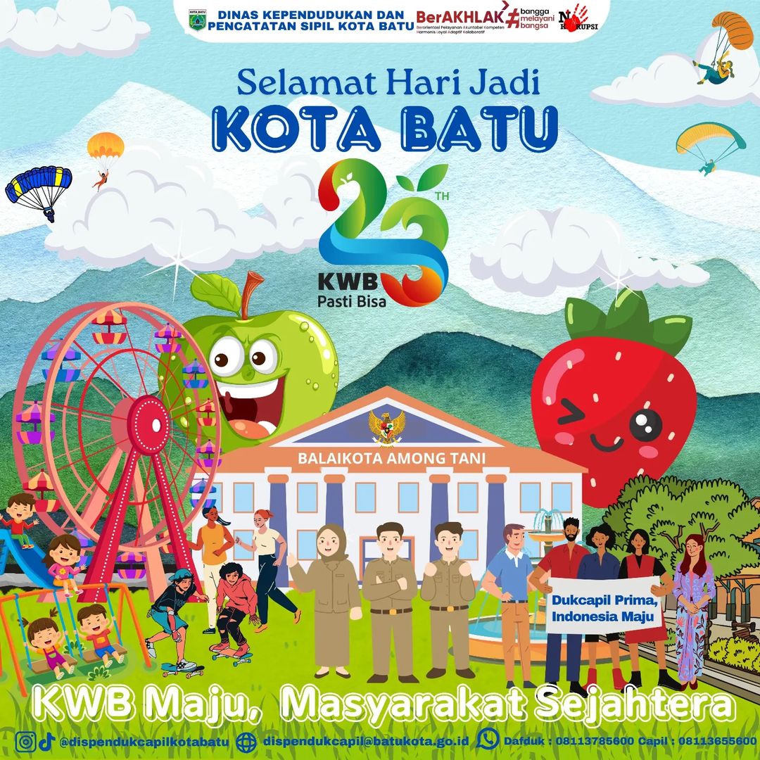Iklan Ucapan Hari Jadi Kota Batu ke-23