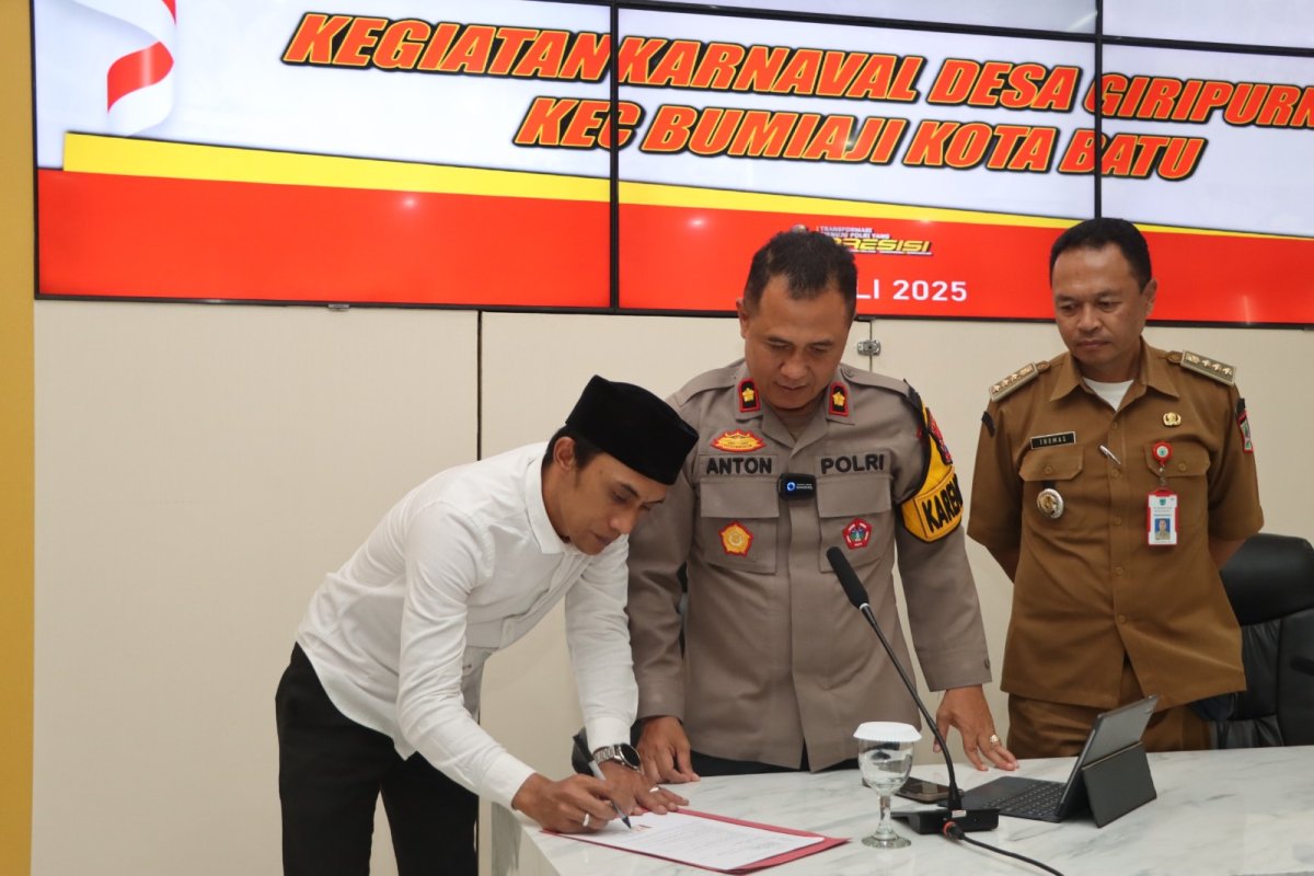 Maksimal 4 Sound System dan Berakhir Pukul 23.00 WIB, Polres Batu Beri Kelonggaran Karnaval Giripurno
