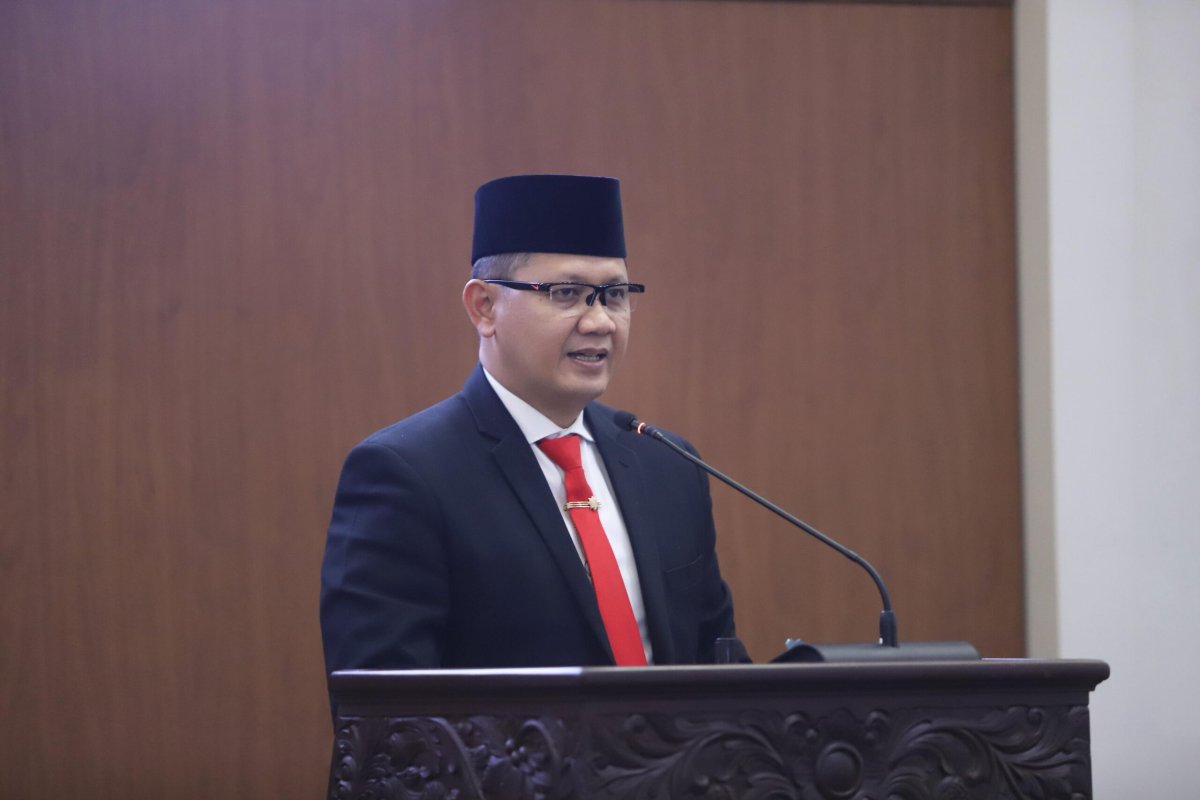Sidang Paripurna Penyampaian Raperda Pengelolaan Keuangan Daerah, Pj. Wali Kota Batu Dr. Aries: Perda yang Baru Menyempurnakan Sebelumnya, dan Lebih Menjawab Permasalahan Daerah