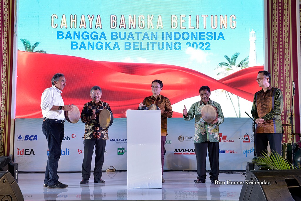 Peluncuran Gernas BBI 2022, Presiden RI Jokowi Ajak Masyarakat Belanja Produk dan Wisata Dalam Negeri