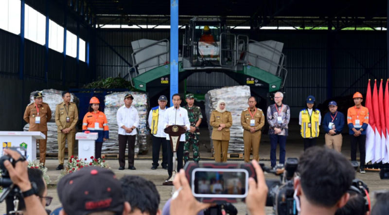Resmikan Tiga TPA, Presiden RI H. Ir. Jokowi: Dorong Pemanfaatan TPA dengan Teknologi Modern