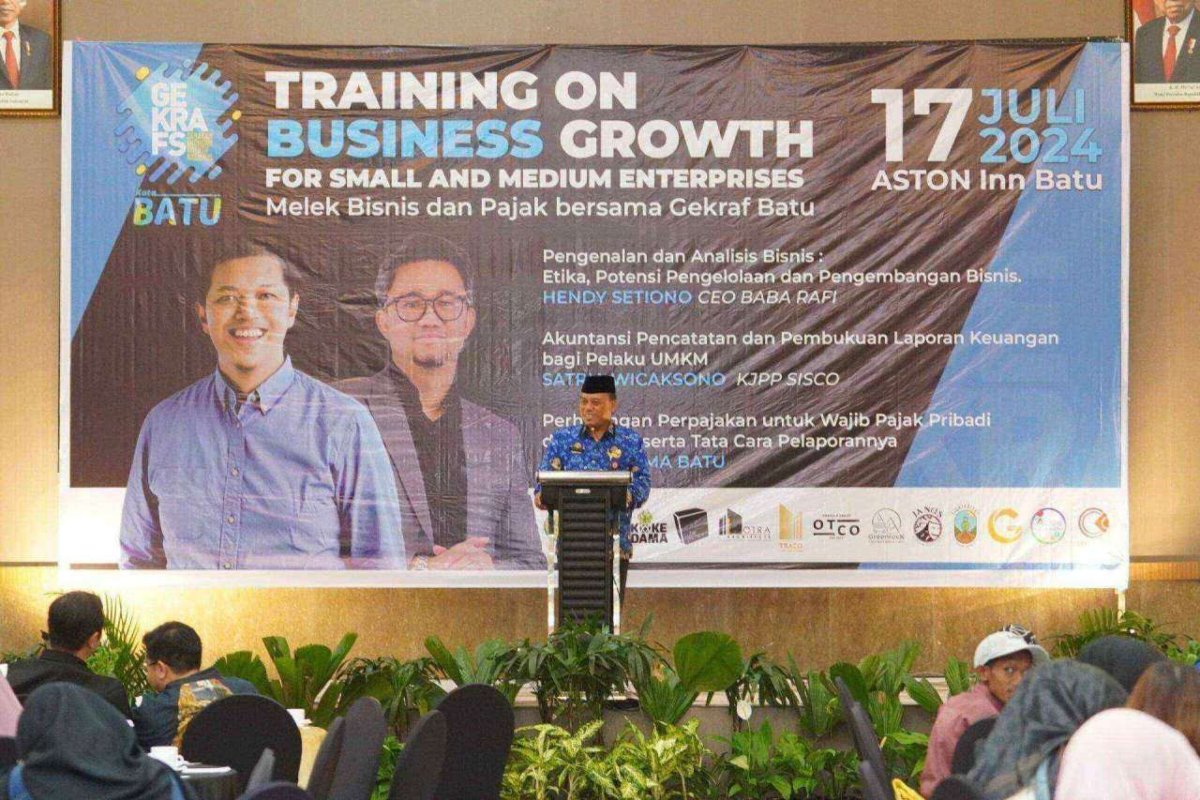Gekrafs Kota Batu Gelar Pelatihan Pengembangan UMKM, Usung Tema Melek Bisnis dan Pajak